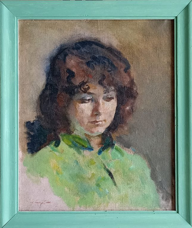 Vladimir Aleksandrovich Suvorov. Portrait of a girl