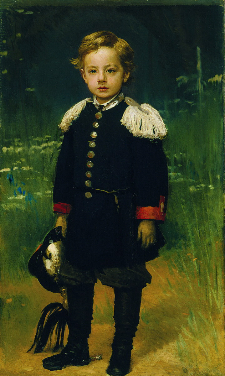 Иван Крамской портрет сына с.и. Крамского
