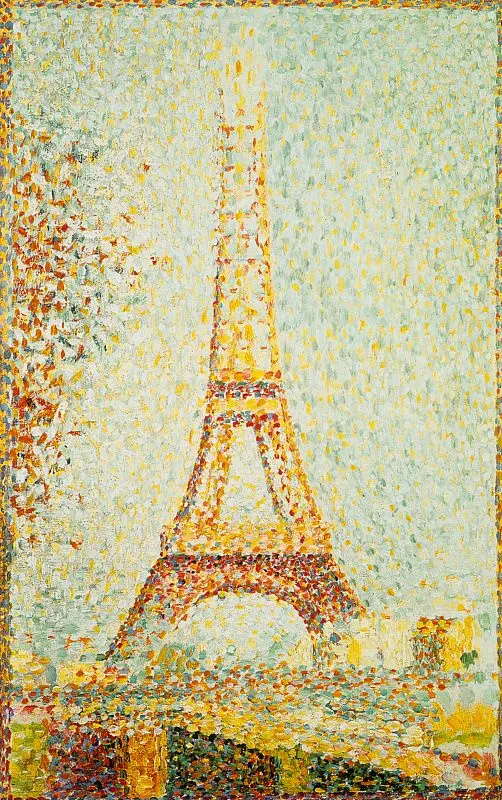 Georges Seurat. The Eiffel Tower. Paris
