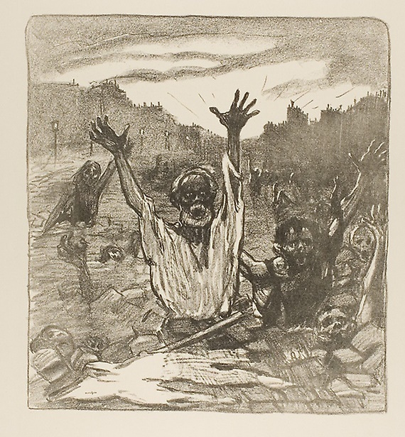 Theophile-Alexander Steinlen. Cry of the streets!