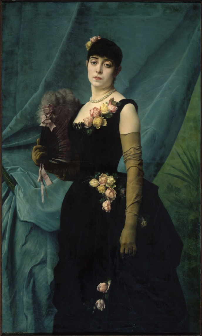 Gustave Boulangerie. Portrait of Madame Lambinet née Nathalie Sinclair