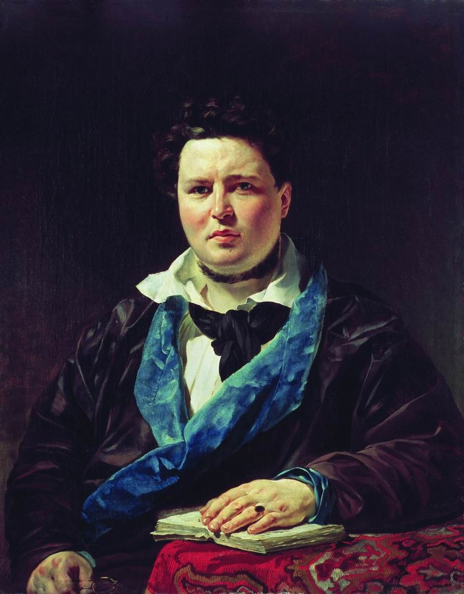Karl Bryullov. Portrait Of P. I. Krivtsov