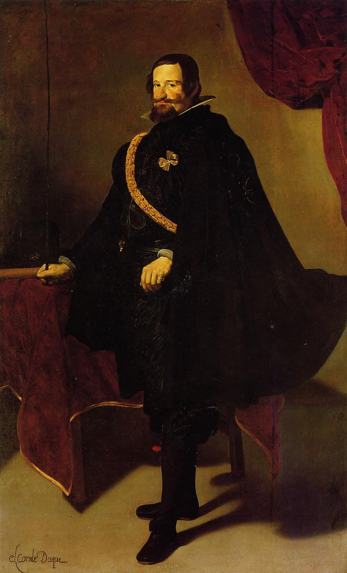 Diego Velazquez. Portrait of count-Duke de Olivares