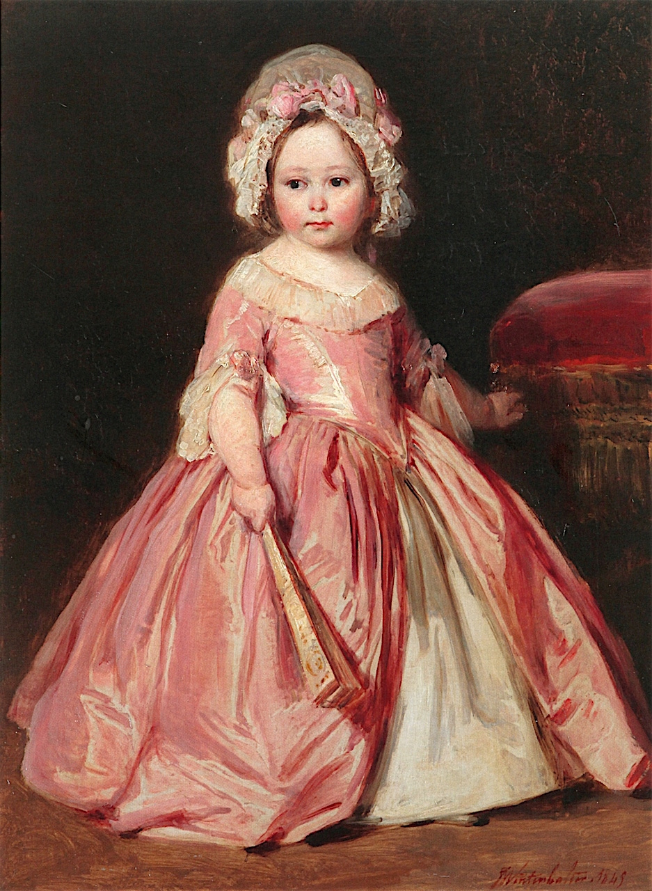 Franz Xaver Winterhalter. British Princess Alice, in the dress of the XVIII century