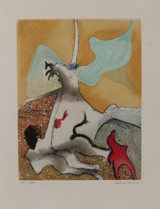 Dorothea Tanning. Composition for rené's