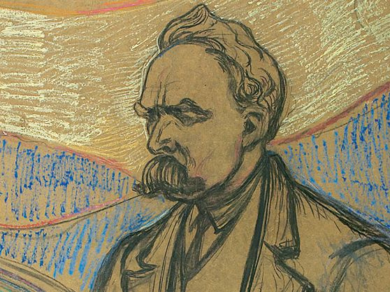 Edward Munch. Portrait Of Friedrich Nietzsche
