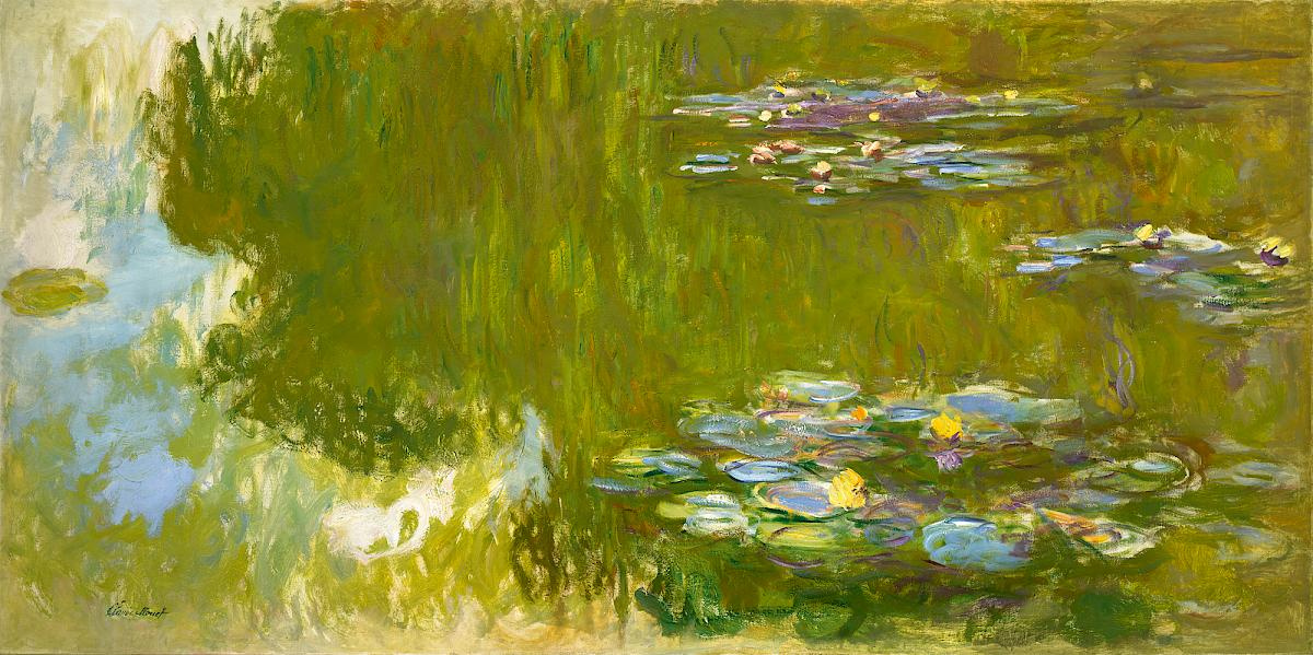 Claude Monet. Pond with water lilies