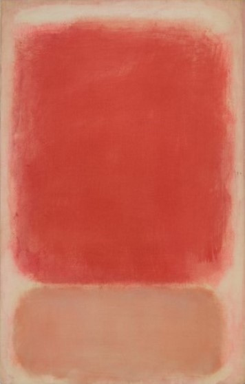 Rothko Mark. Red and pink on pink
