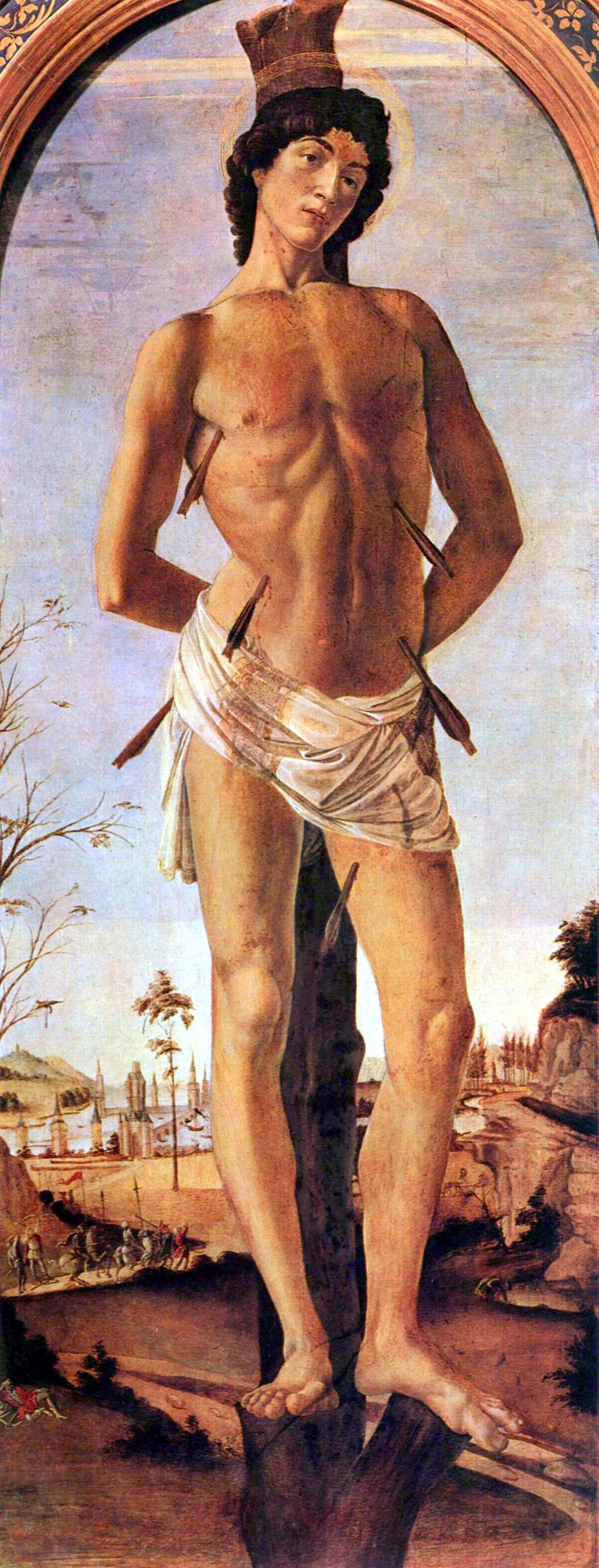 Sandro Botticelli. Saint Sebastian