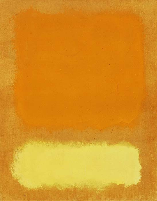 Rothko Mark. Untitled (Orange and yellow)