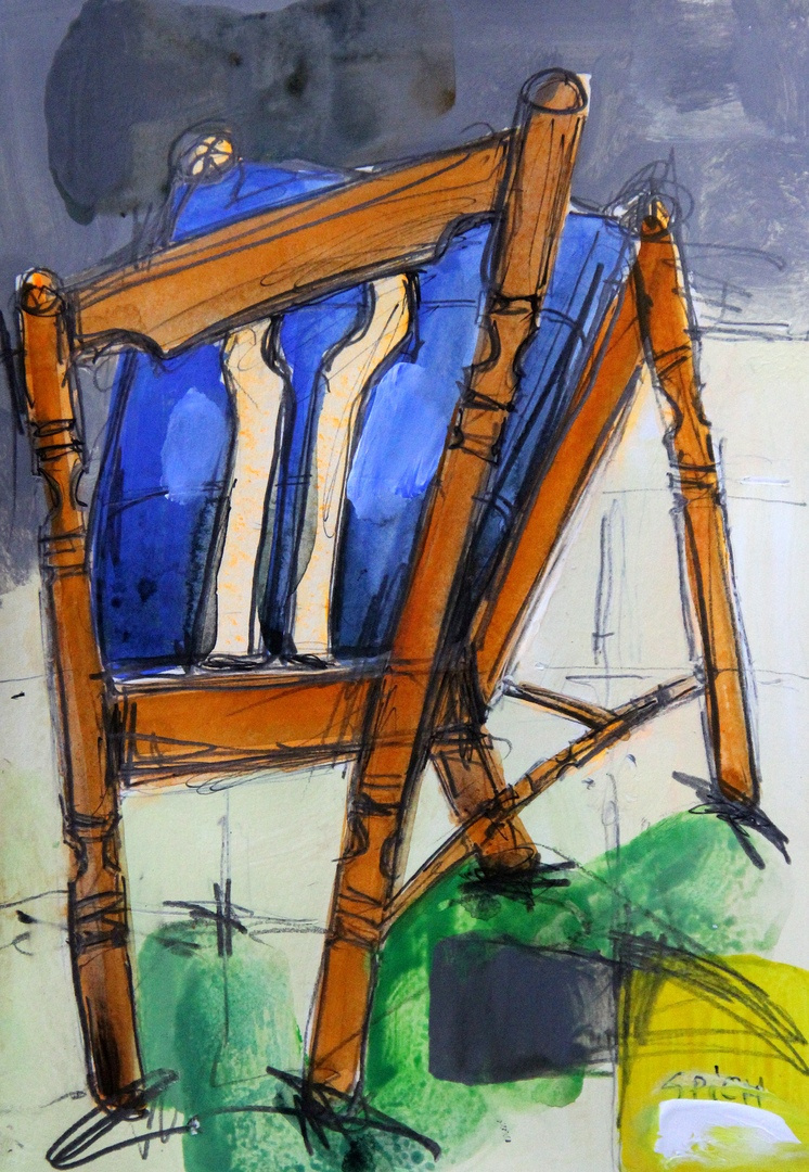 Ilya Pavlovich Spichenkov. From the series "Chair"