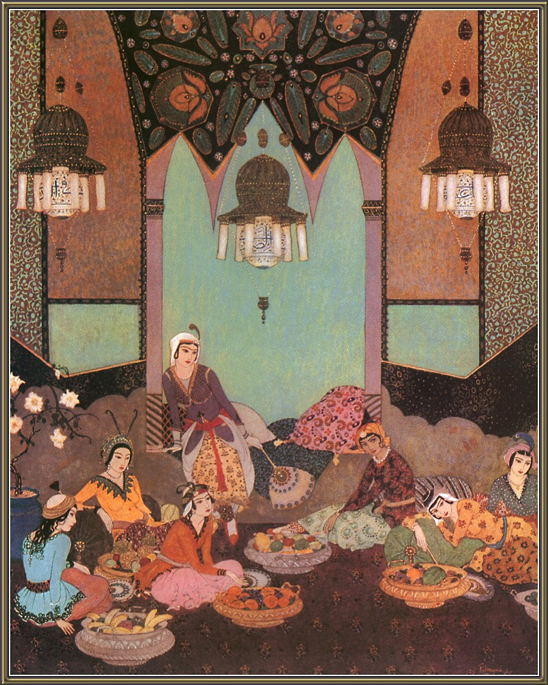 Эдмунд Дюлак иллюстрации арабские