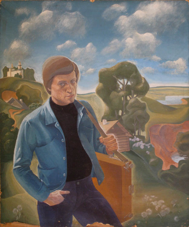 Nikolai Nikolayevich Usov. Self-portrait