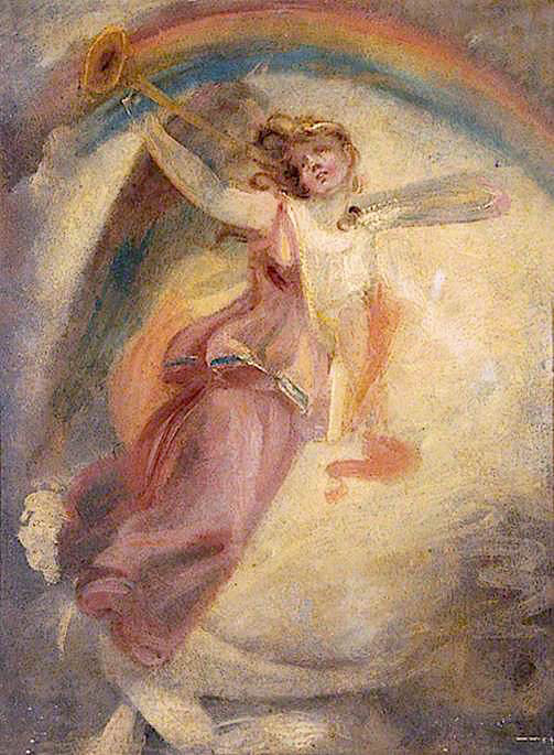 John Constable. Angel broadcasting
