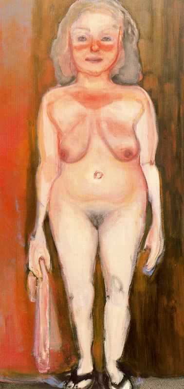 Marlene Dumas. Nude woman