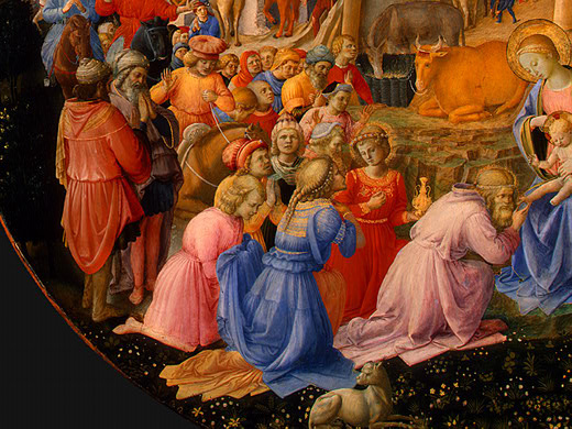 Fra Filippo Lippi. The adoration of the Magi