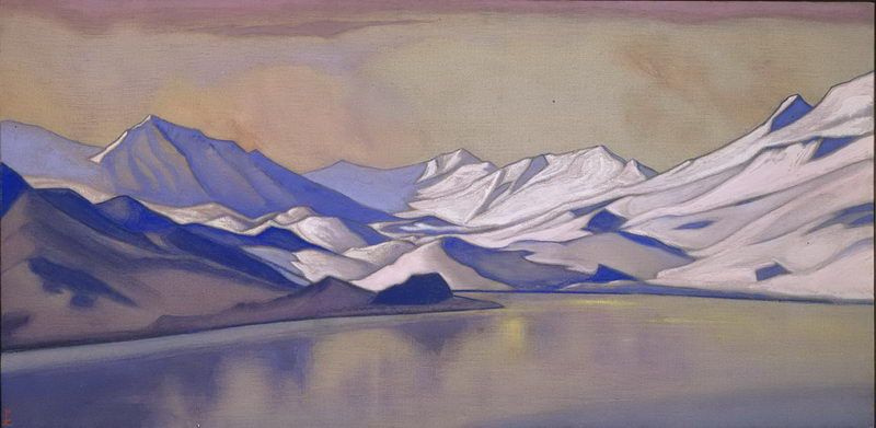 Nicholas Roerich. Baralacha (a Mountain lake. Pass The Bar-Laci)
