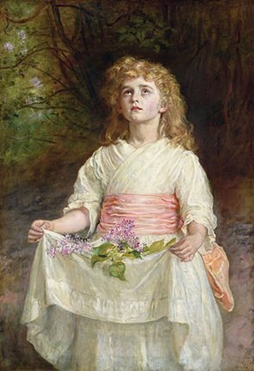 John Everett Millais. Lilac