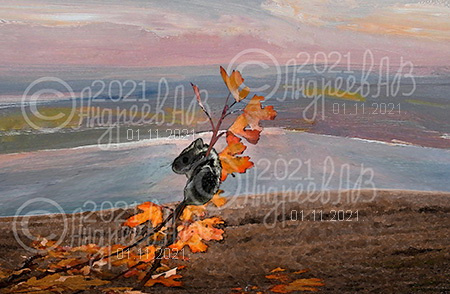 Alexander Vladimirovich Andreev. A mouse on a currant