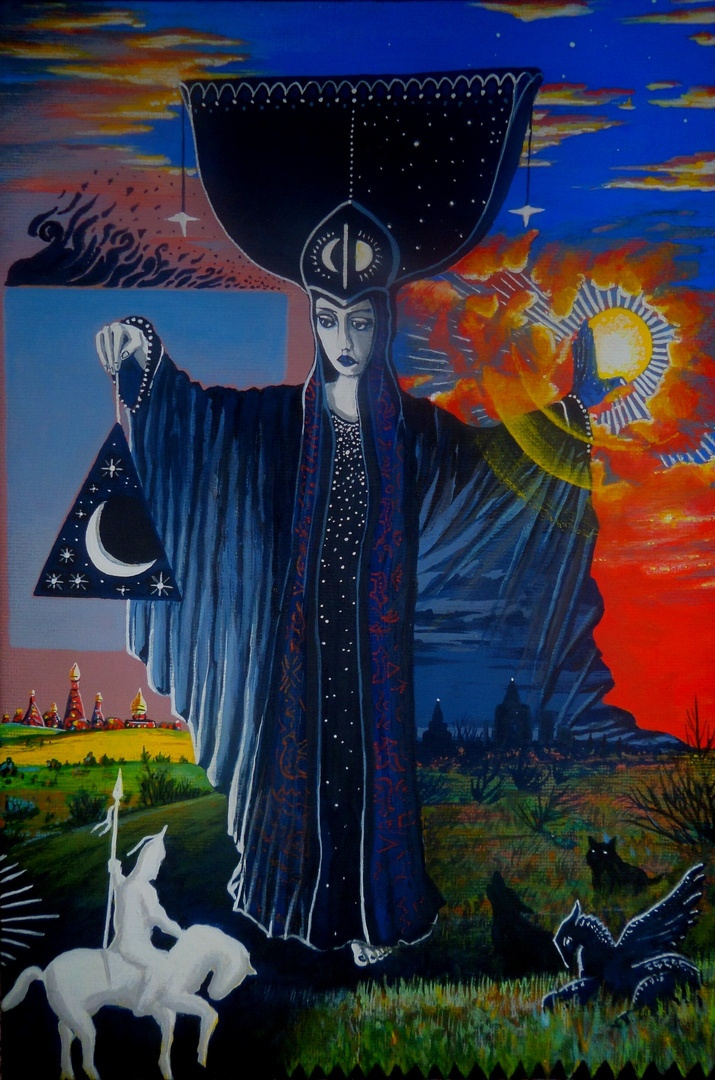 Ilya Borisov. Scythian Tarot. "Darkness"