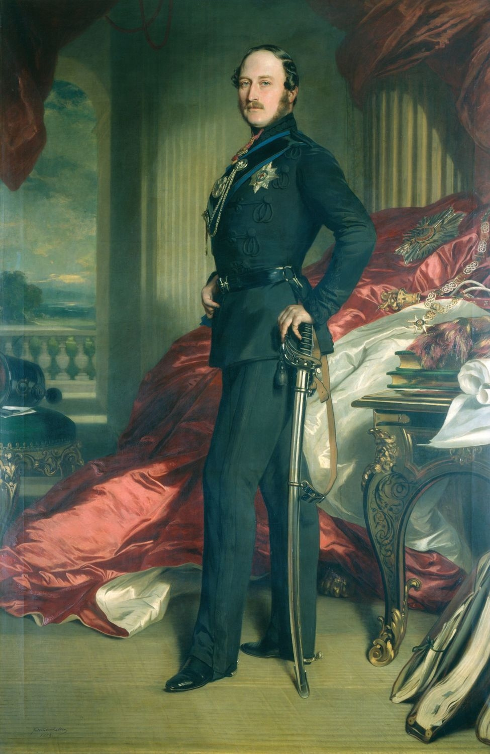 Franz Xaver Winterhalter. The Prince consort albert Saxe-Coburg-Gotha