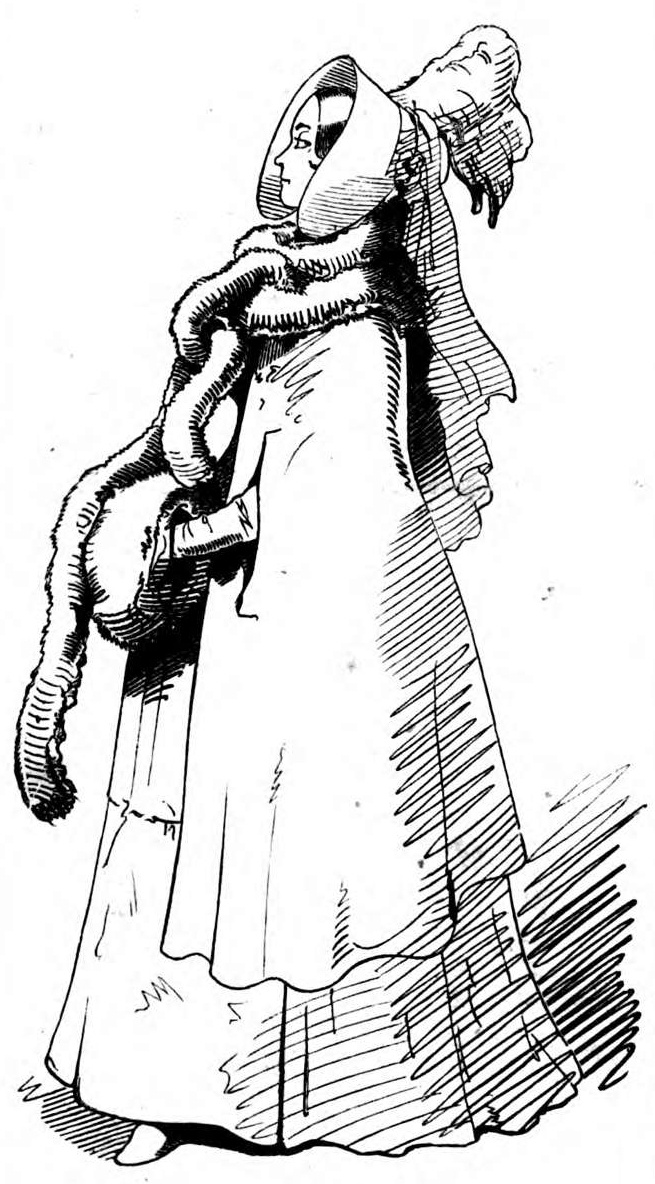 Karl Spitzweg. Boa (the Python around his neck). Illustration for the comic anthology "Flying leaves"