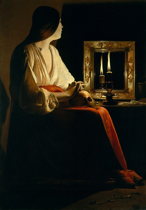 Georges de La Tour. The Penitent Magdalene