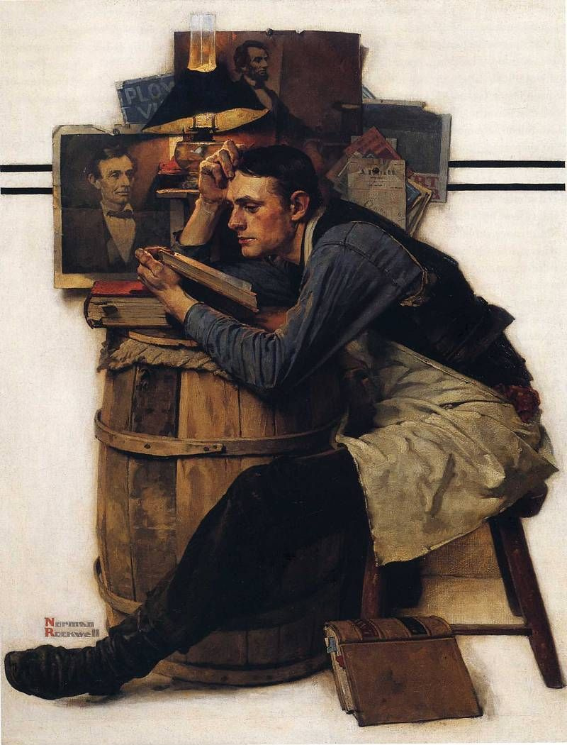 student-studying-law-1927-91-70-cm-by-norman-rockwell-history