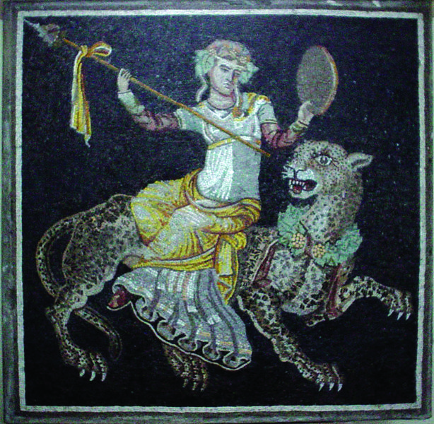 Olga Georgievna Charkina. Dionysus riding a leopard