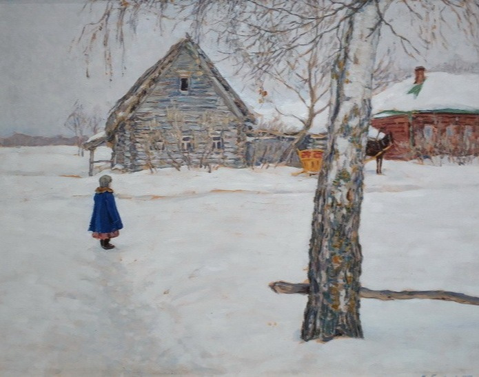 Nikolay Vasilyevich Mescherin. Winter in February