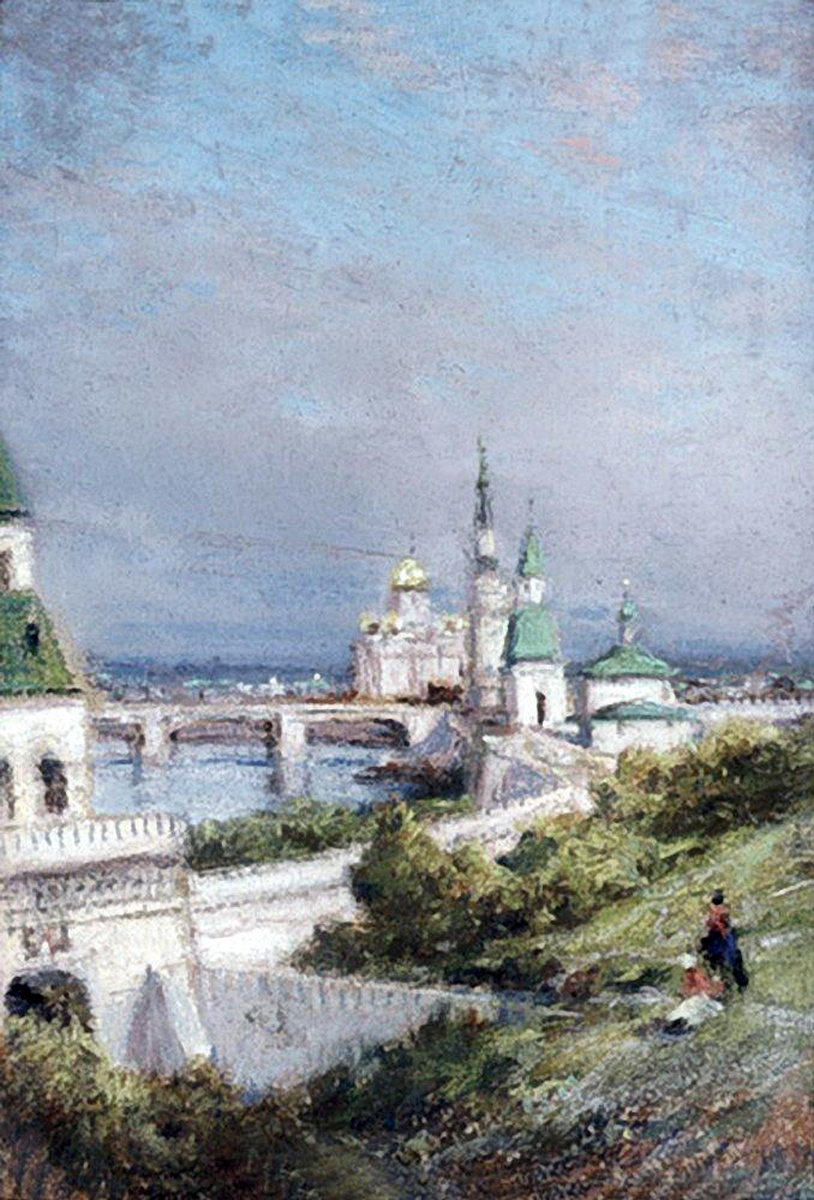 Alexey Petrovich Bogolyubov. Moscow. View of the Kremlin