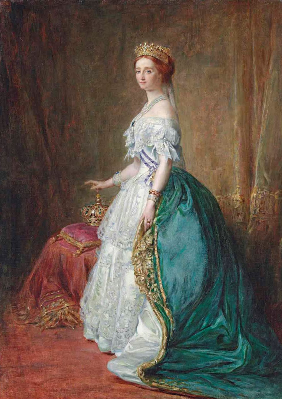 Franz Xaver Winterhalter. Portrait of Empress Eugenie, wife of Napoleon III
