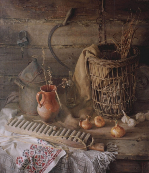 Alexander Selitsky. Still life with vintage objects
