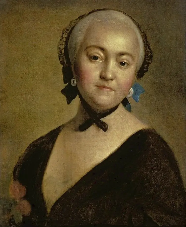 Pietro Rotari, portrait of Elisabeth of Russia, Russian museum, St. Petersburg, Russia, late 1750s