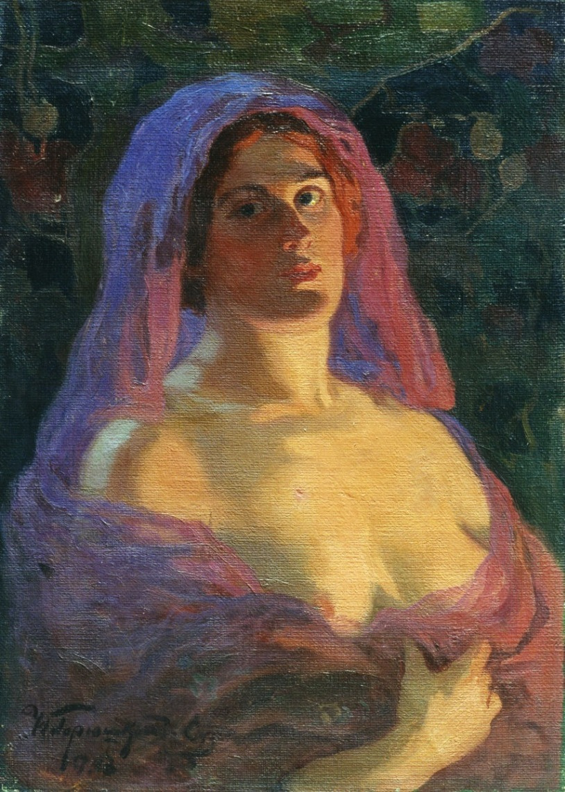 Ivan Goryushkin-Sorokopudov. Portrait of his wife