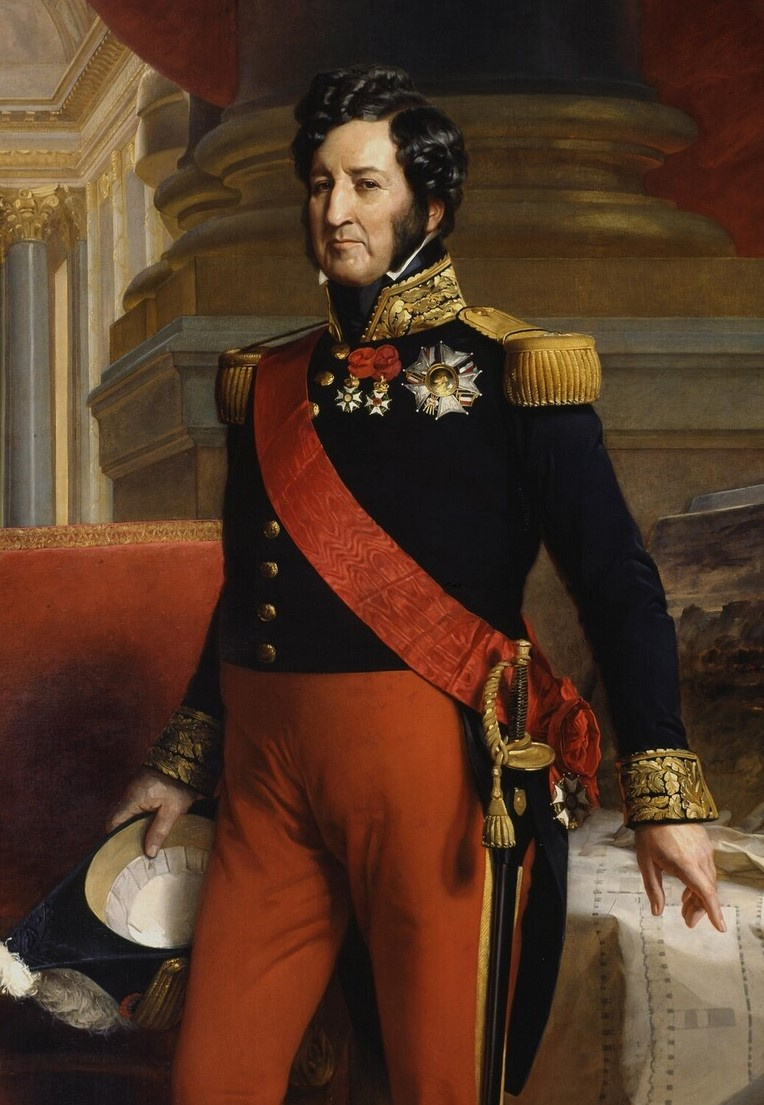 Franz Xaver Winterhalter. Louis-Philippe I of Bourbon, king of France. Fragment