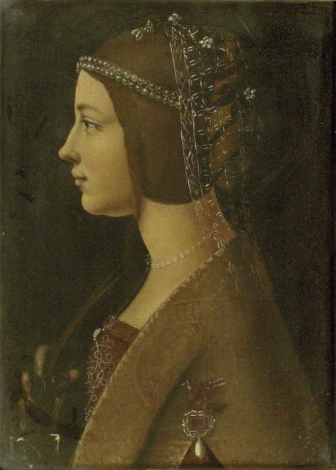 Portrait of an unknown woman. Possibly Beatrice d este 1508 34