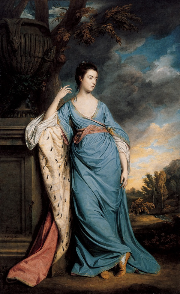 Joshua Reynolds. Portrait of a lady, supposedly Elizabeth Warren