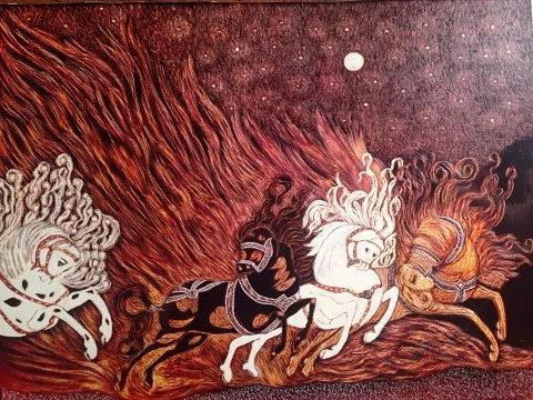 Martin Gurgenovich Ashkhatoev. Fairy horses