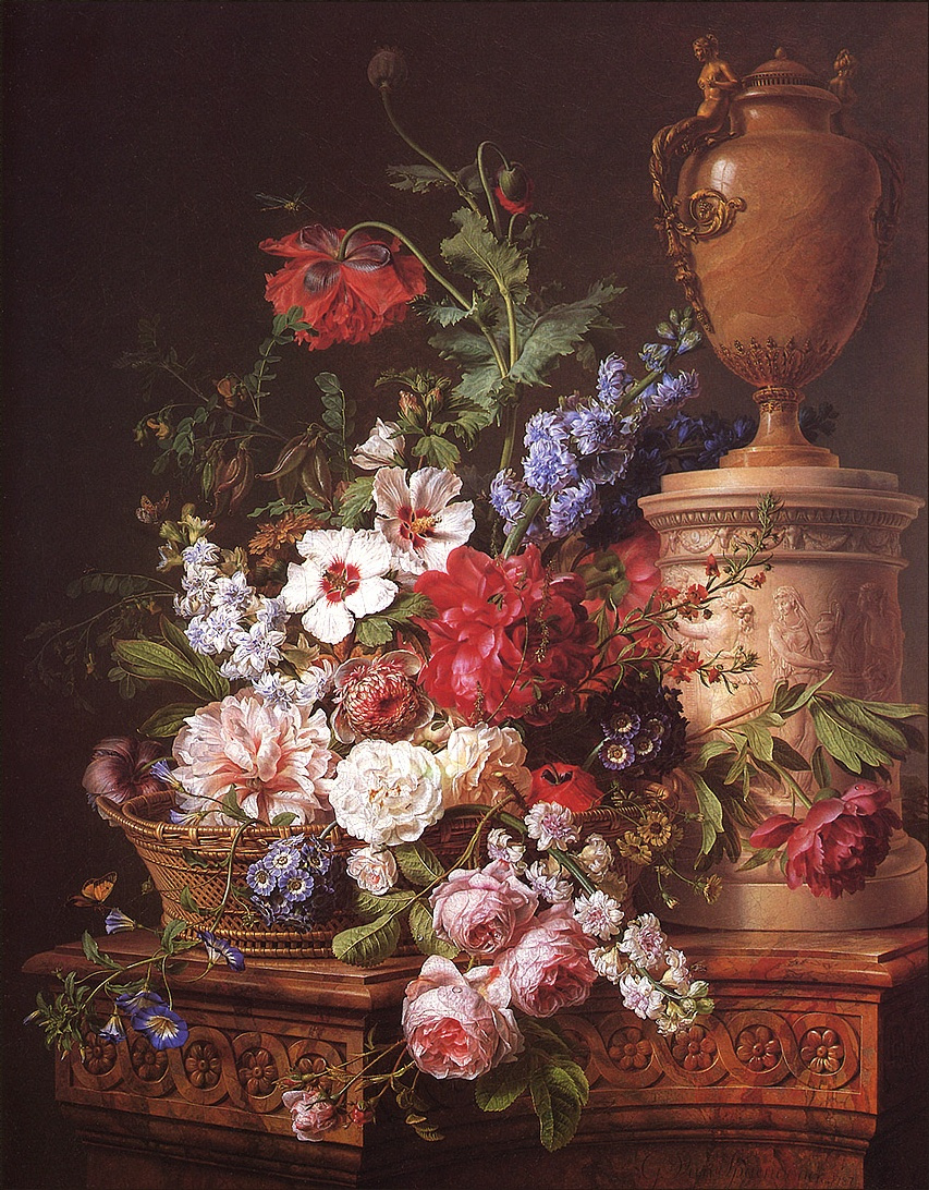 Gerard van Spandonk. Still life with flowers