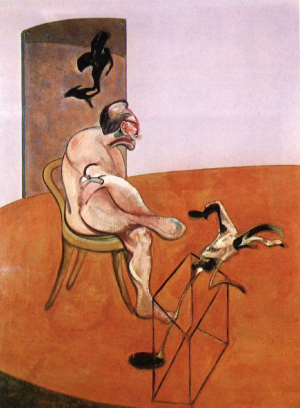 Two figures, 1966, 77×116 cm by Francis Bacon: History, Analysis