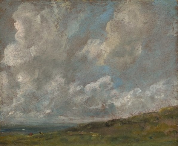 John Constable. The clouds in the sky. Sketch