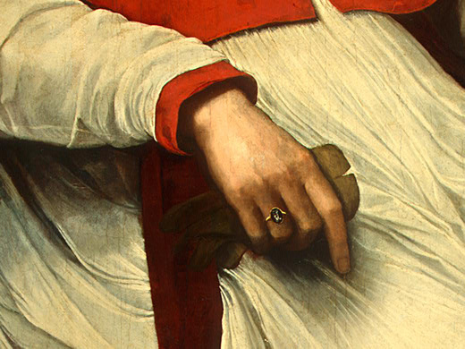 Sebastiano del Piombo. Cardinal (detail)