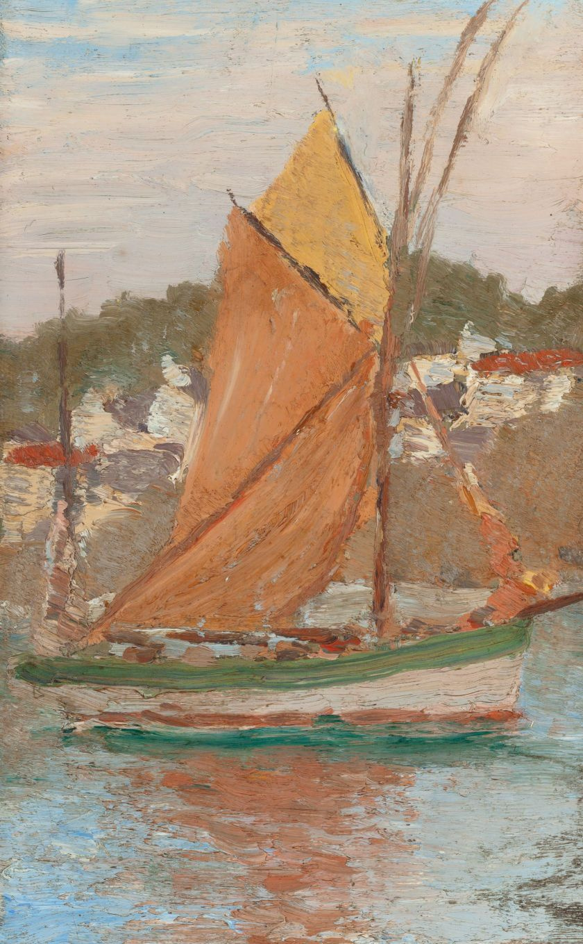 Edward Simmons. A fishing sloop