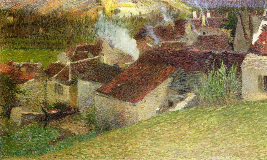 Henri Martin. The village