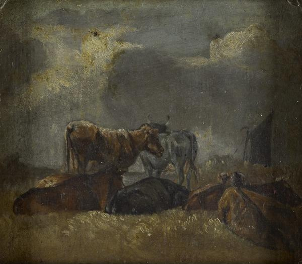 John Constable. Cows Etude