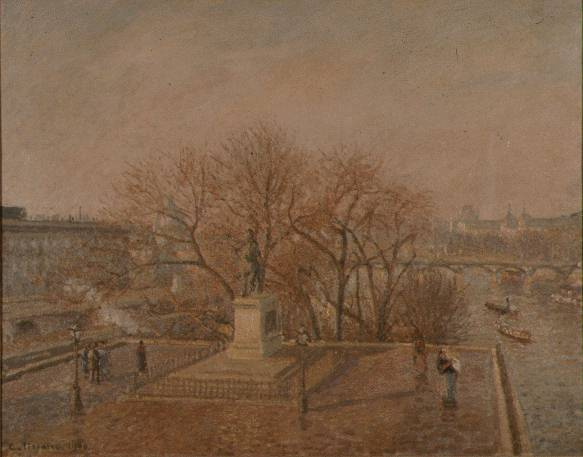 Camille Pissarro. The Pont-Neuf. Winter morning