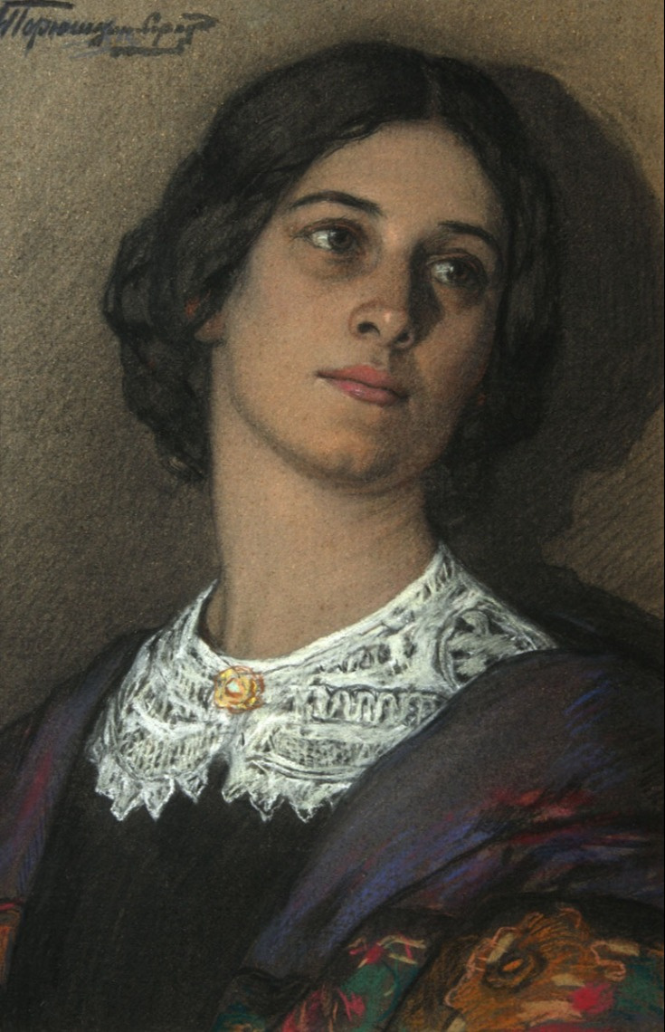 Ivan Goryushkin-Sorokopudov. Women's portrait