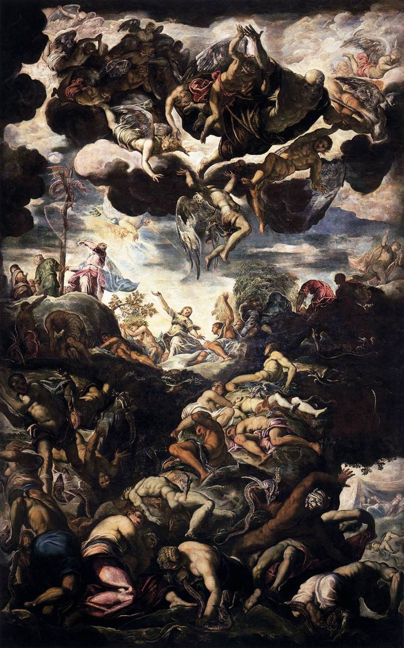 Jacopo (Robusti) Tintoretto. The Miracle of the Brazen Serpent