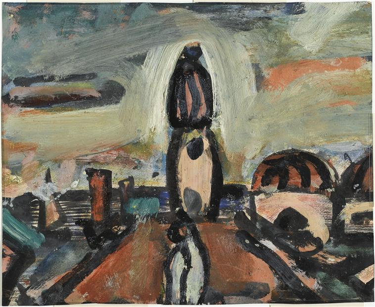 Georges Rouault. Set design for the ballet The Prodigal Son